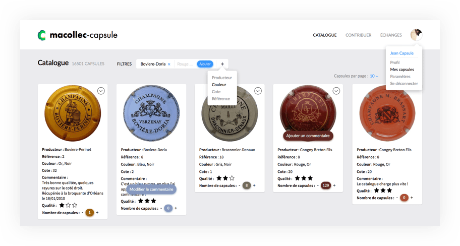 Capture Macollec-Capsule