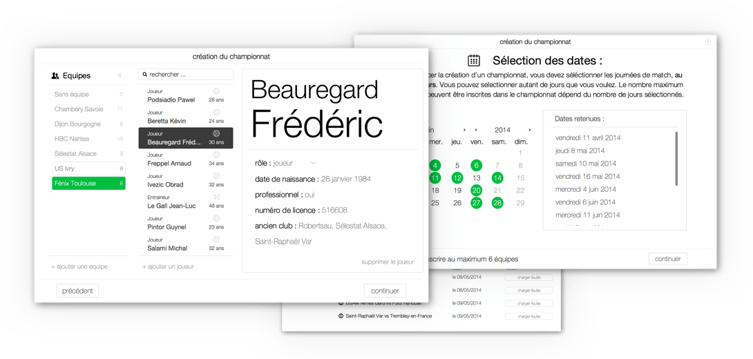 Captures Handball Manager